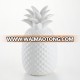 Home decor ceramic pineapple wholesale white vases